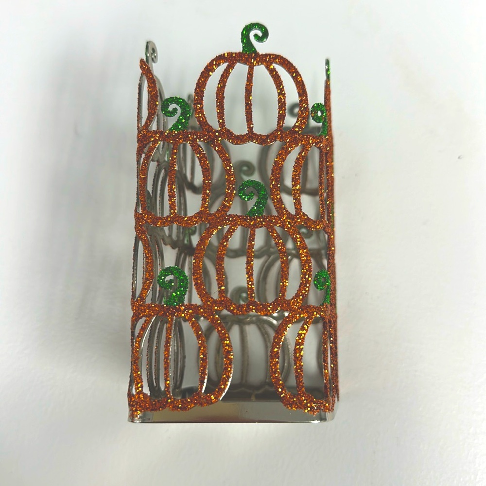 Glitter Pumpkin Soap Holder